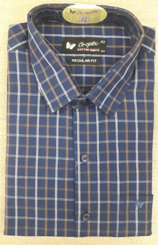 PL COTTON STRIPE CHECK SHIRTS 40 HS